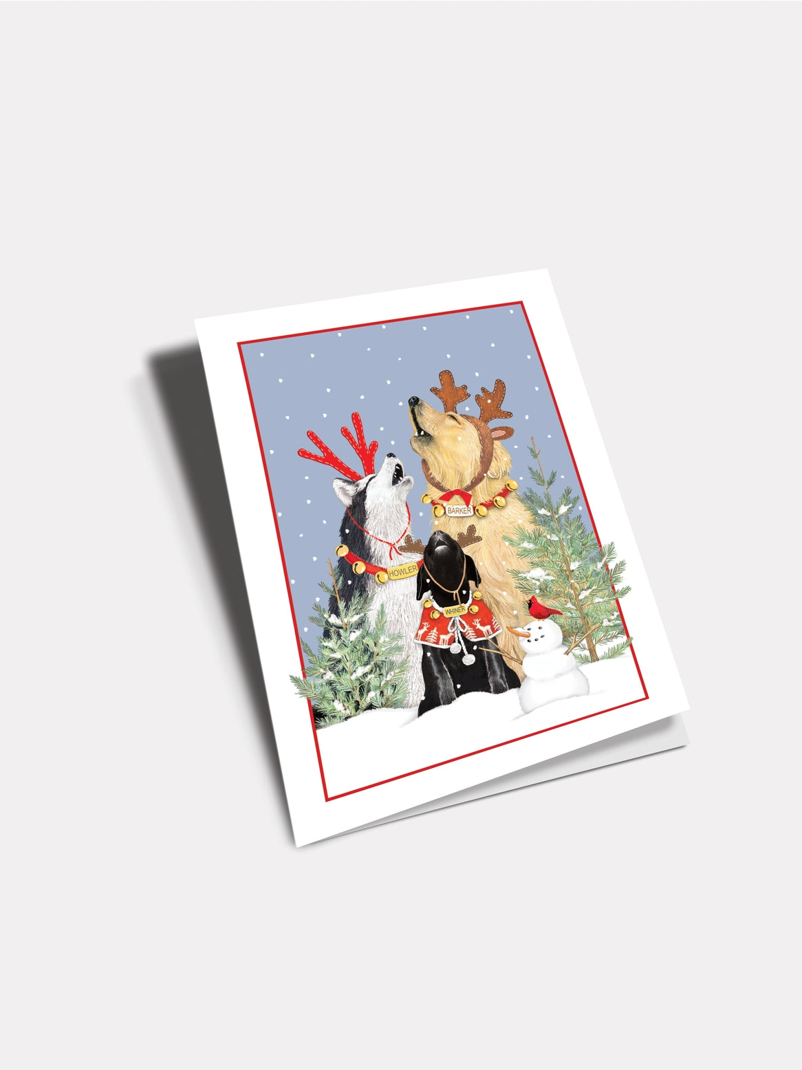 Singing Dogs Holiday Card - Just Fabulous Palm Springs