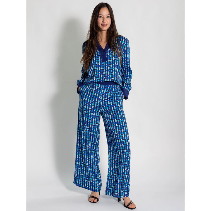 Elizabeth Pant Beads Navy