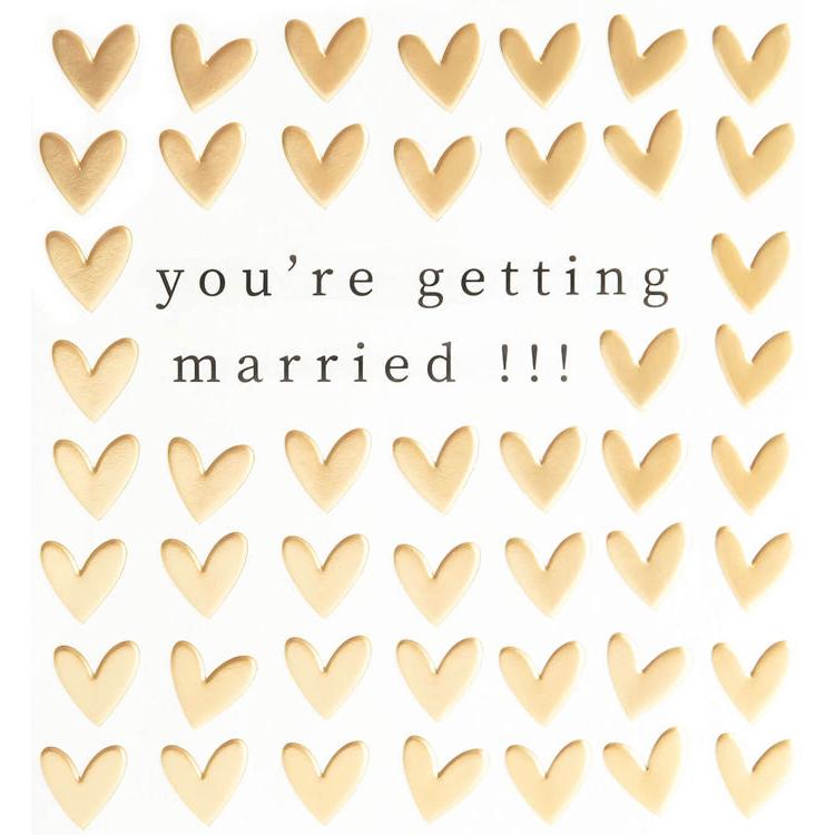 Getting Married Engagement Card