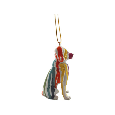 Holiday Labrador Retriever Dog Ornament