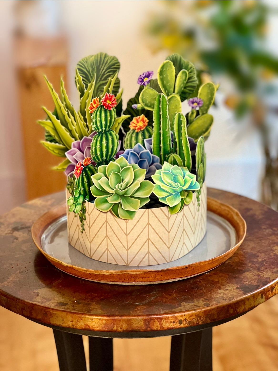 Cactus Garden Pop Up Card