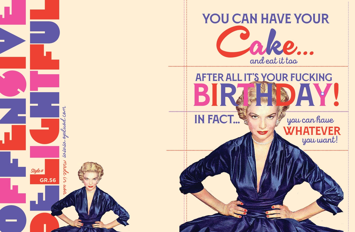 Eat Your Cake Birthday Card
