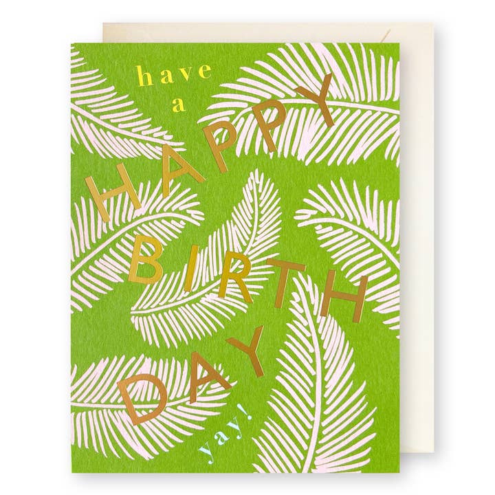 Palms Birthday Card