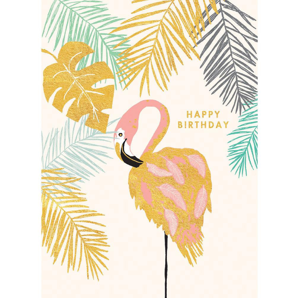 Flamingo Birthday Card