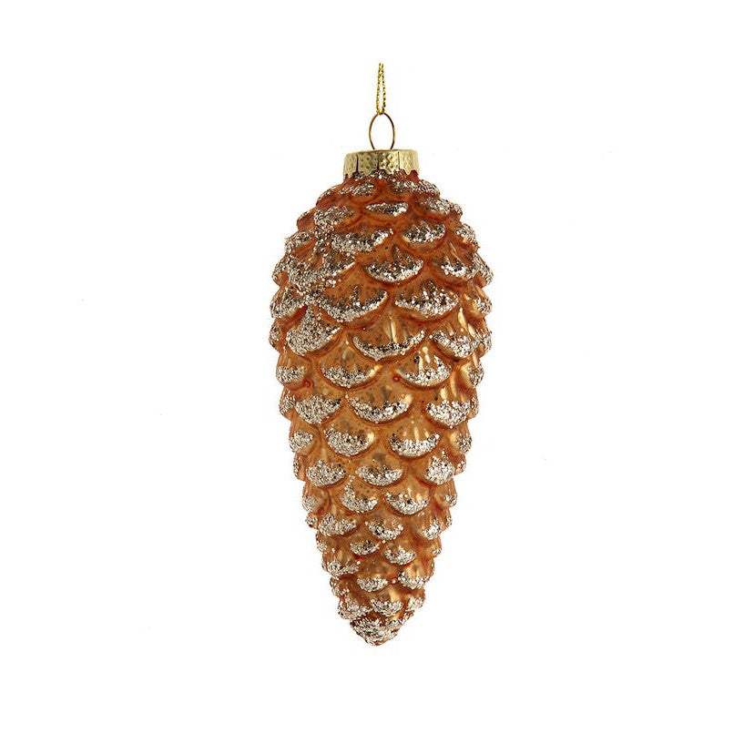 Rustic Modern Gold Pinecone Ornament