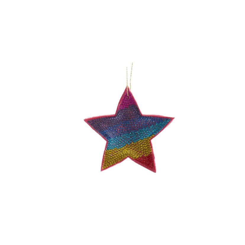Bedazzled Pride Ornament - Star