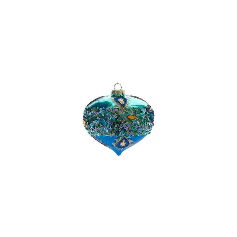 Peacock Onion Ornament