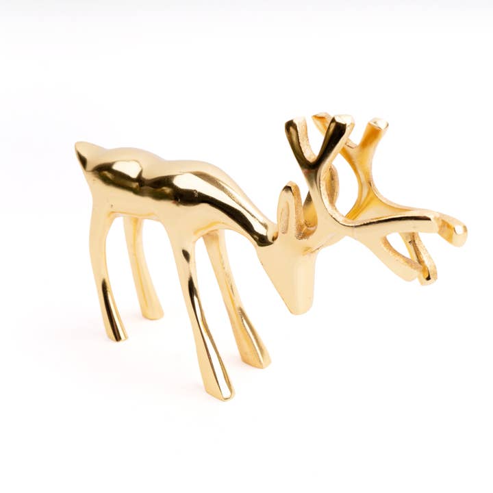 Gold Decorative Reindeer - Small