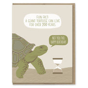 Tortoise Fact Birthday Card