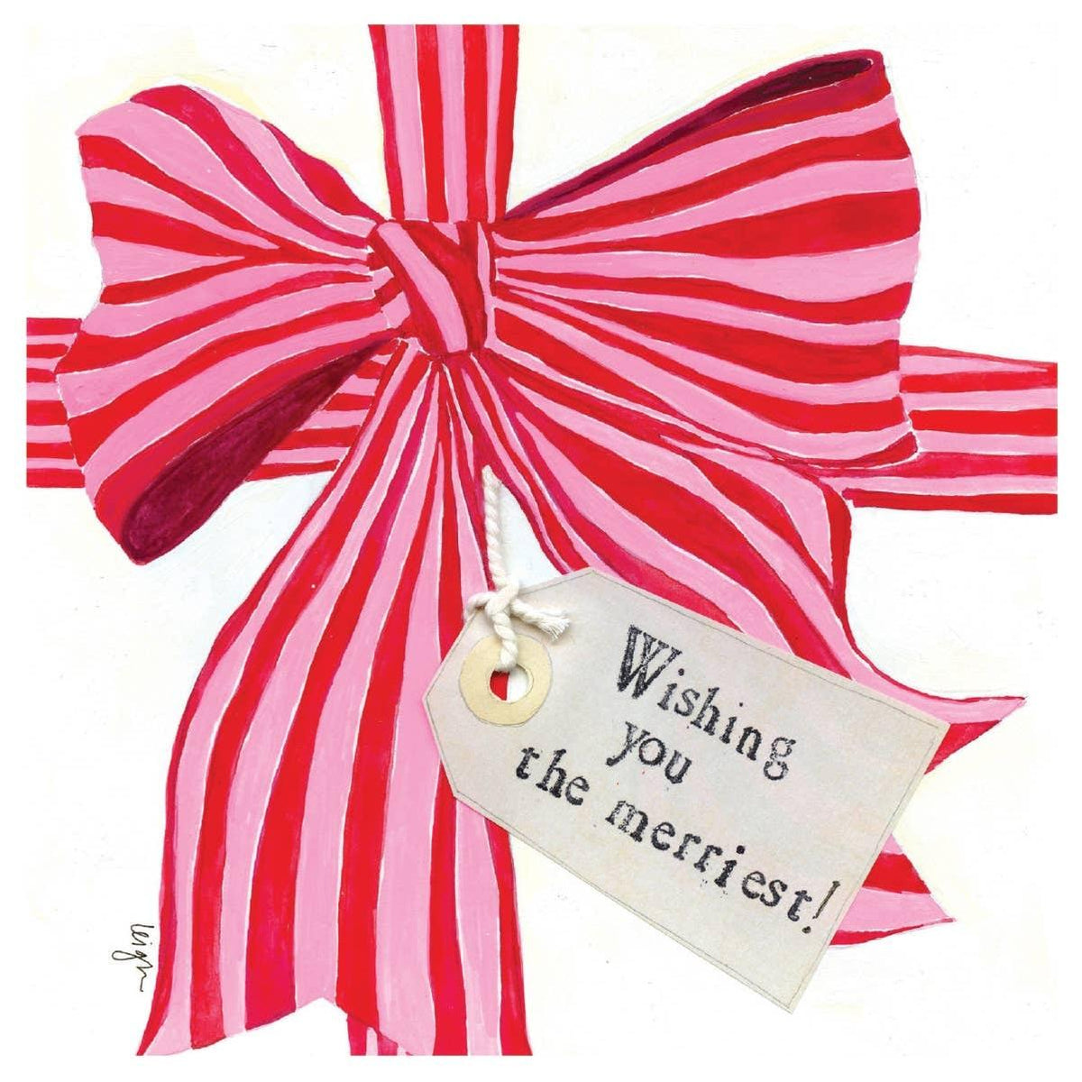 Merriest Bow Holiday Boxed Cards - Just Fabulous Palm Springs
