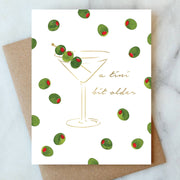 Martini Olives Birthday Card - Just Fabulous Palm Springs