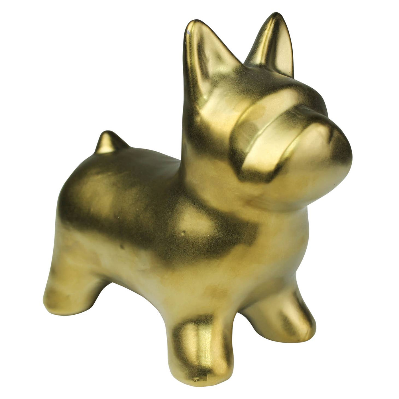Ceramic Gold Dog