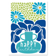 My Blue Vase Birthday Card - Just Fabulous Palm Springs
