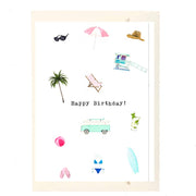 Happy Birthday! Beach Life Birthday Card
