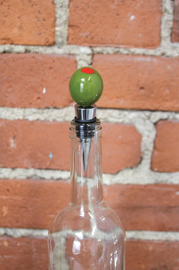 Olive Wine Stopper - Just Fabulous Palm Springs