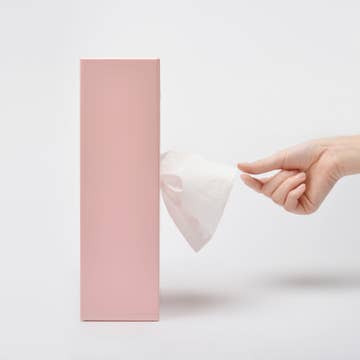 Flying Skirt Tissue Box - Pink