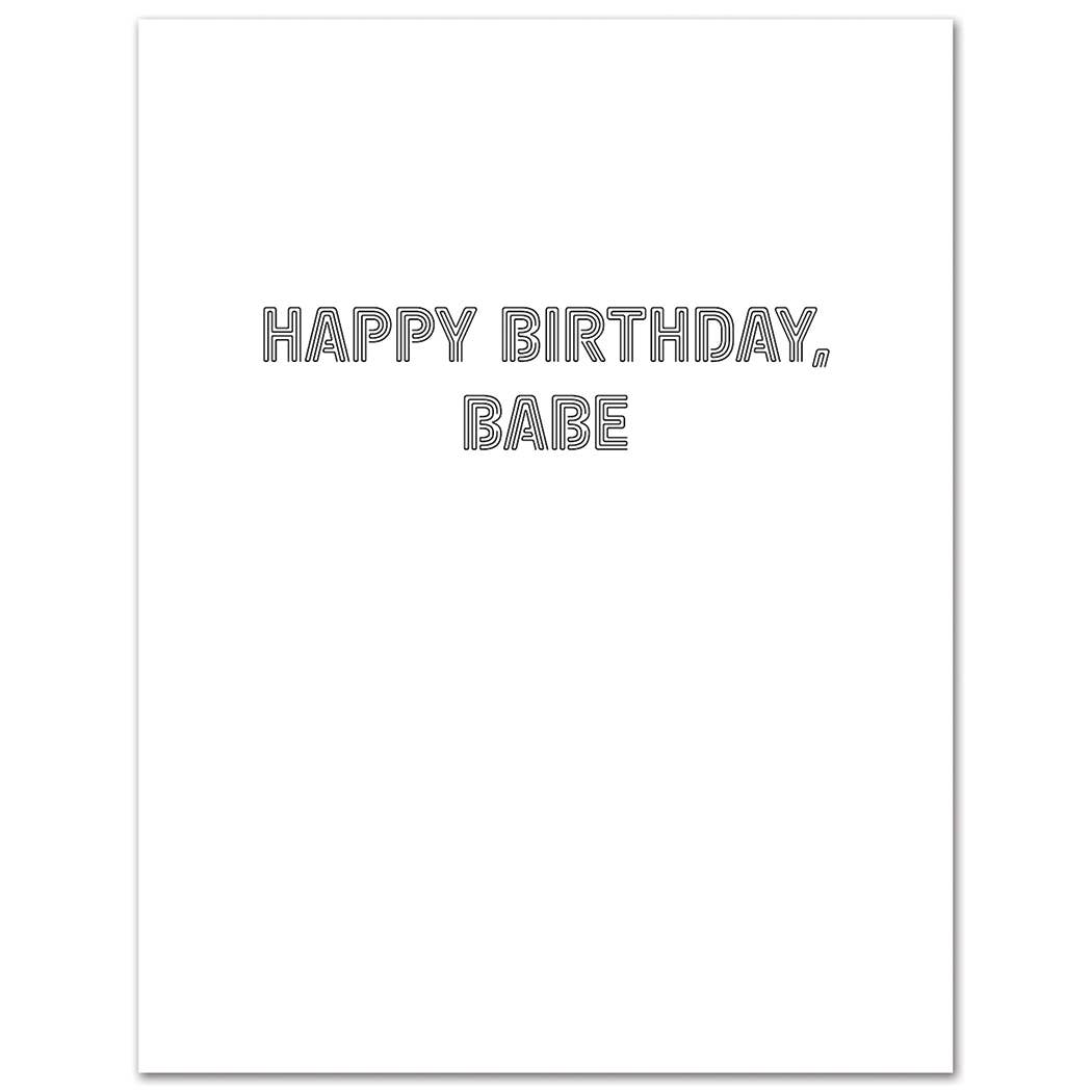 Card: Cher Turn Back Time Birthday Card - Just Fabulous Palm Springs