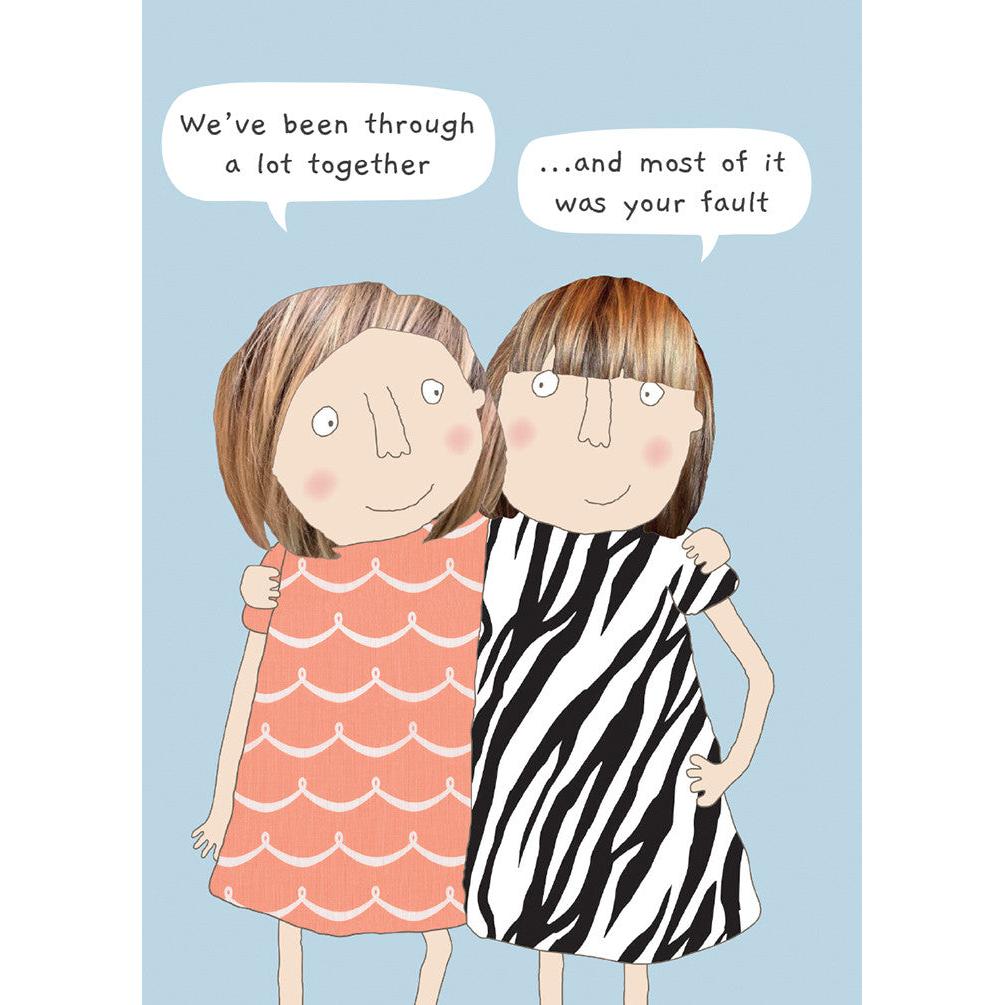 Your Fault Birthday Card