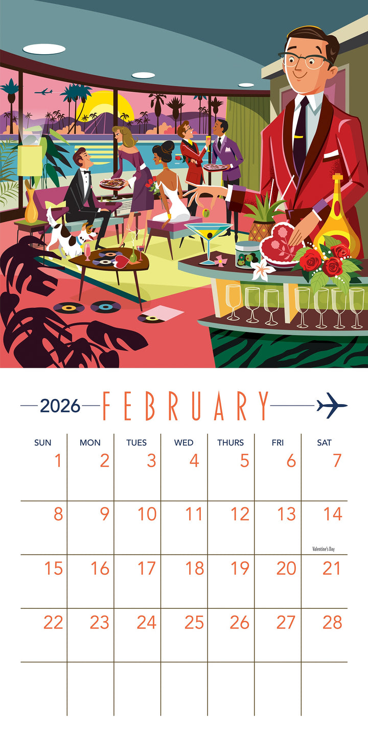 2026 Greg Paprocki Wall Calendar - Just Fabulous Palm Springs