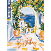 Mediterranean Arch Birthday Card - Just Fabulous Palm Springs