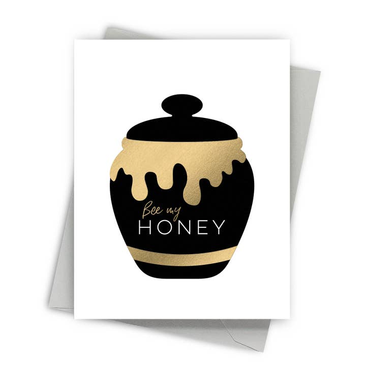 Bee My Honey Jar Greeting Card