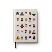 Studious Cats Embroidered Journal - Just Fabulous Palm Springs