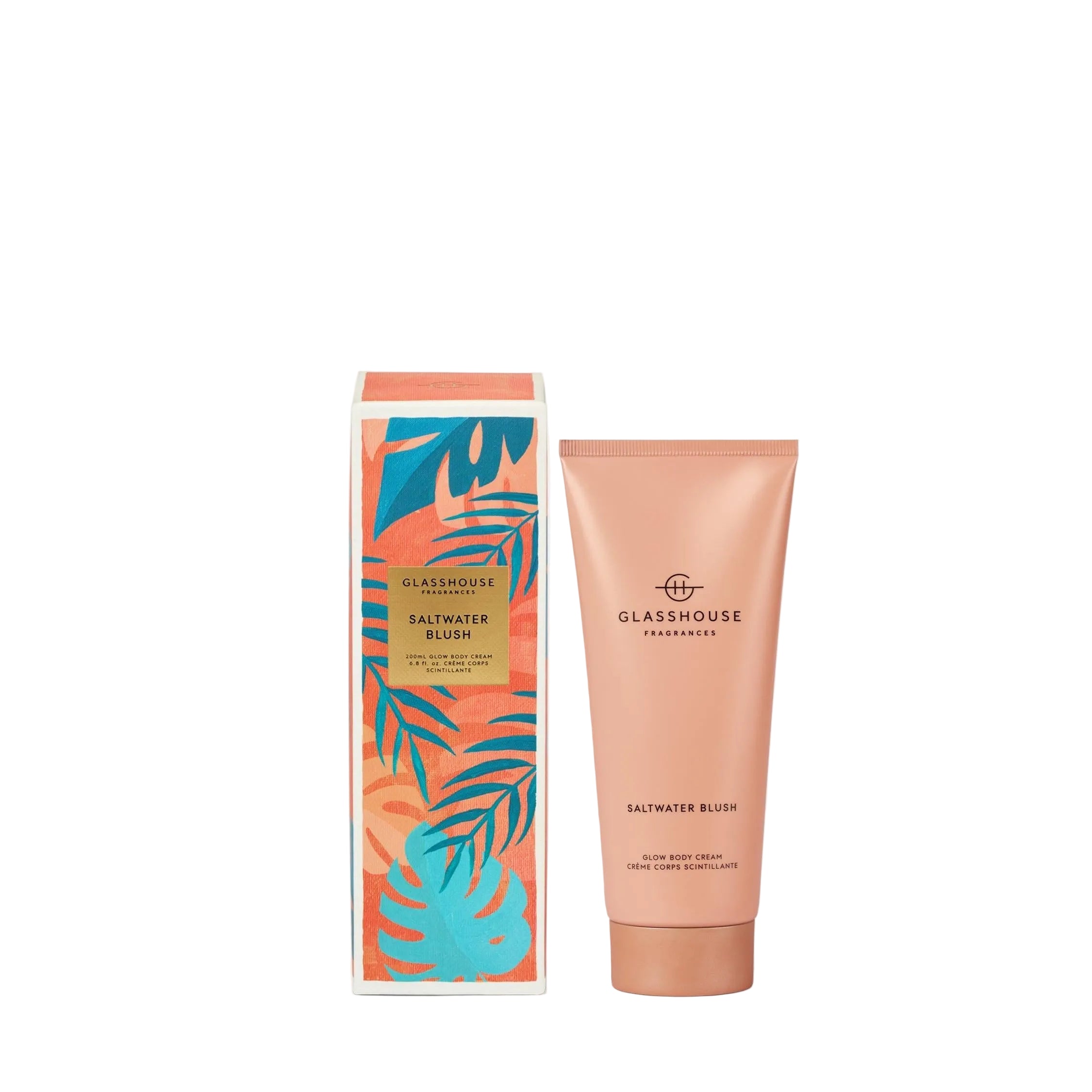 Glasshouse Fragrances Saltwater Blush 200mL Glow Body Cream