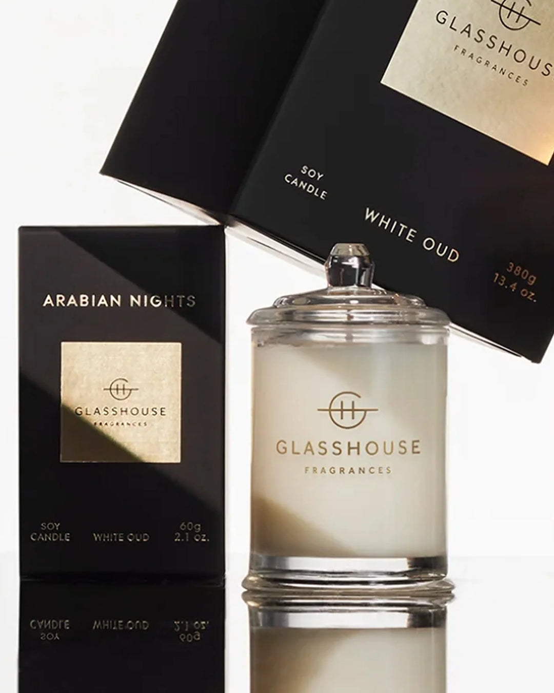 Glasshouse Fragrances Arabian Nights 2.1 oz. Triple Scented Candle