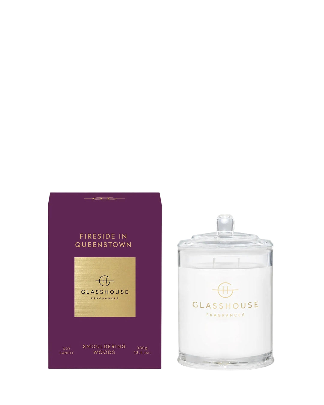 Glasshouse Fragrances Fireside In Queenstown 13.4 oz Triple Scented Candle