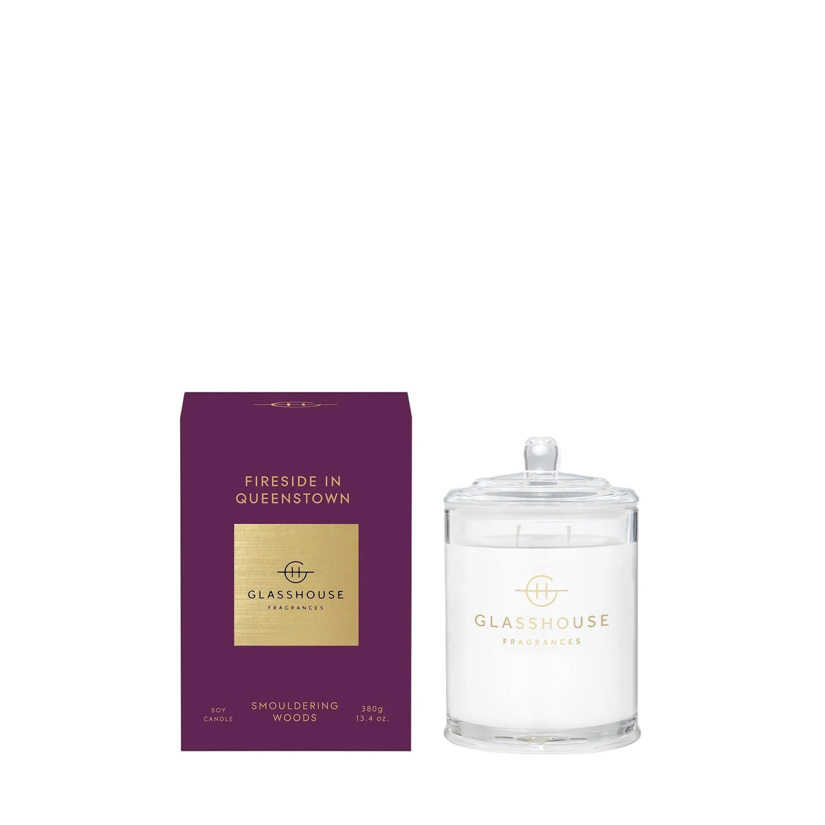 Glasshouse Fragrances Fireside In Queenstown 13.4 oz Triple Scented Candle
