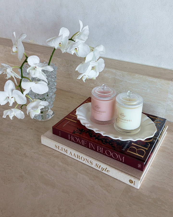 Glasshouse Fragrances Soy Candle Duo (2x200g Radiance In Bloom & Velvet Rhapsody)