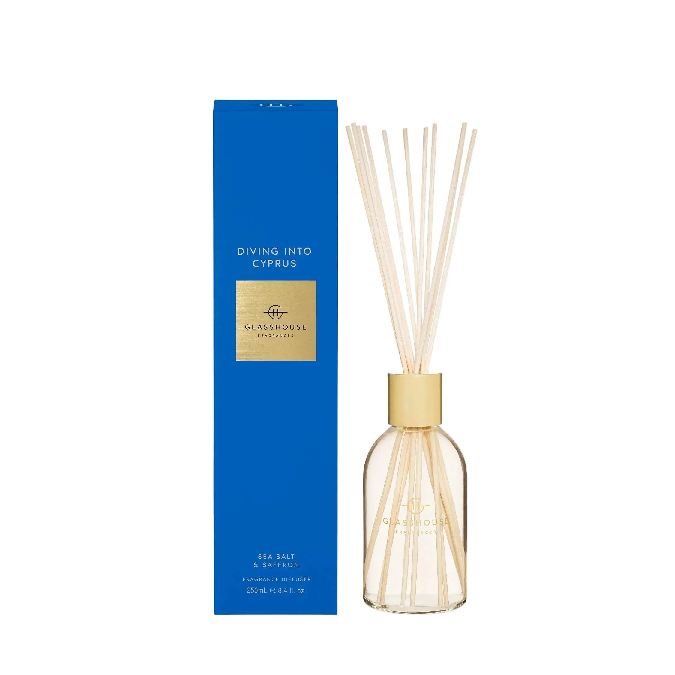 Glasshouse Fragrances Diving Into Cyprus 8.4 fl. oz. Fragrance Diffuser