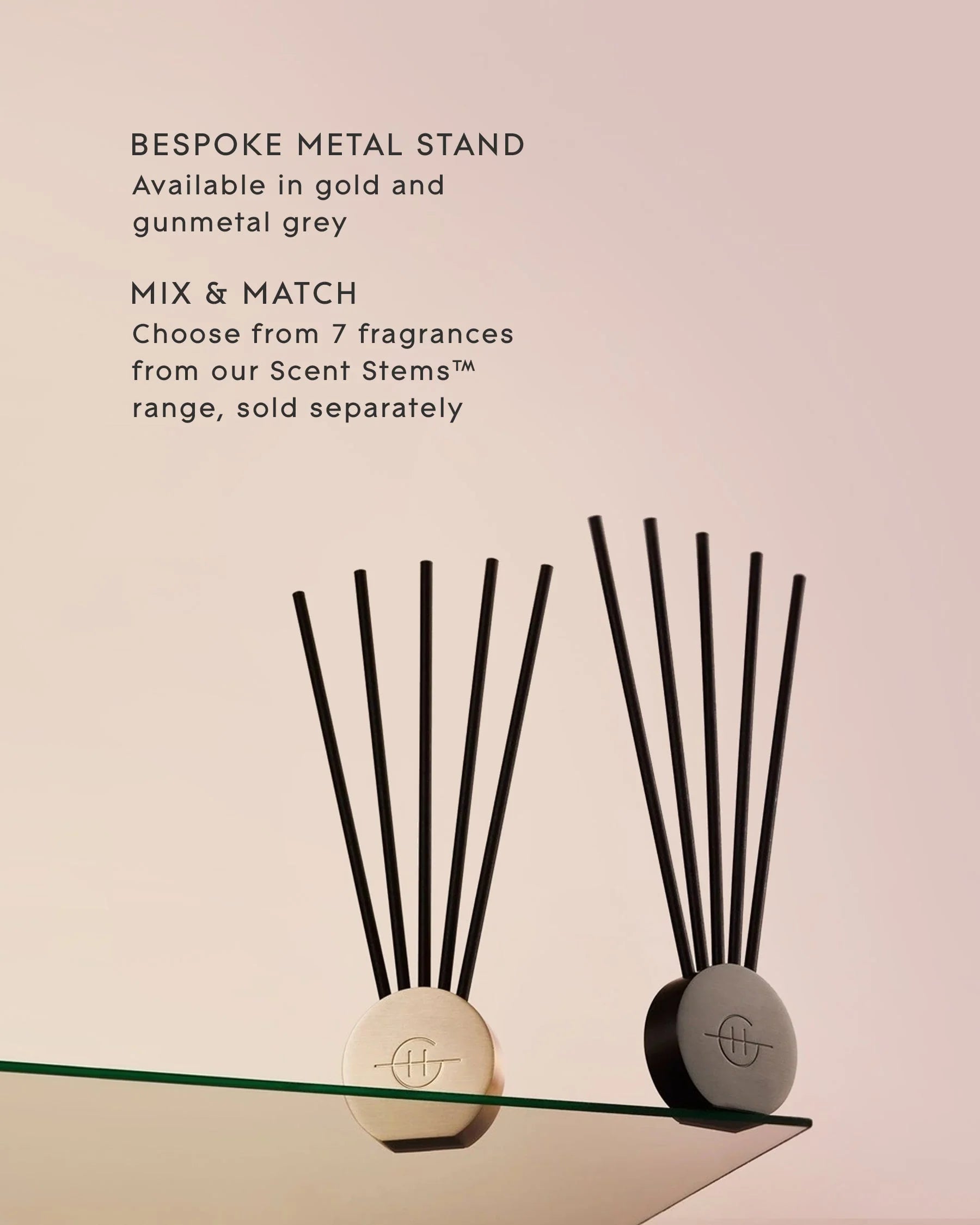 Glasshouse Fragrances Scent Stem Stand - Black