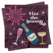 Fizz the Season Holiday Cocktail Napkins