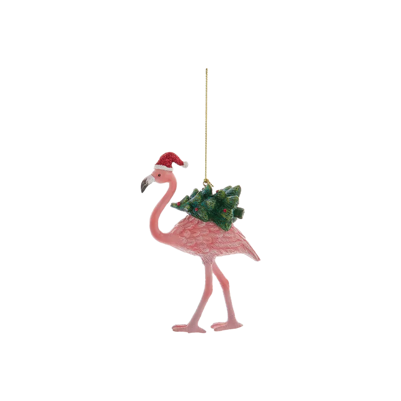 Coastal Flamingo Ornament - Carrying Tree