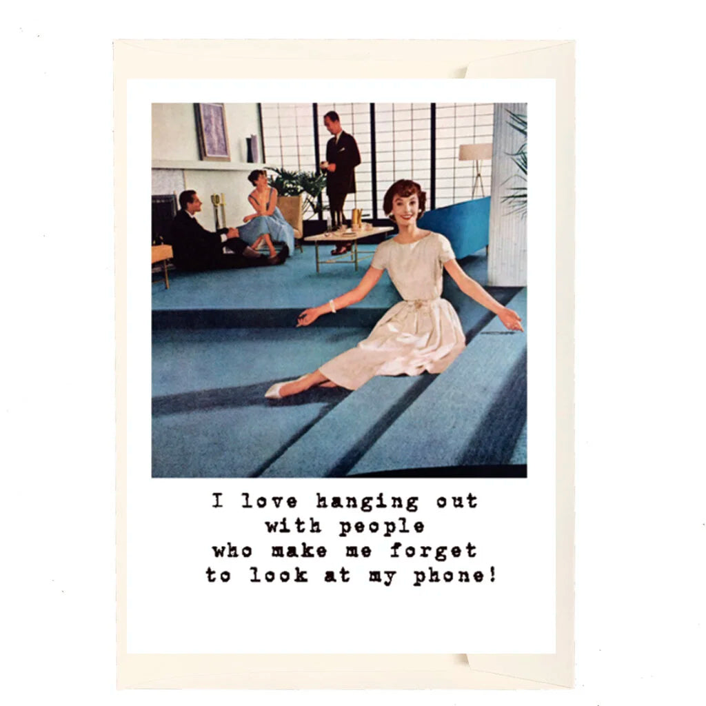 I Love Hanging Out Greeting Card