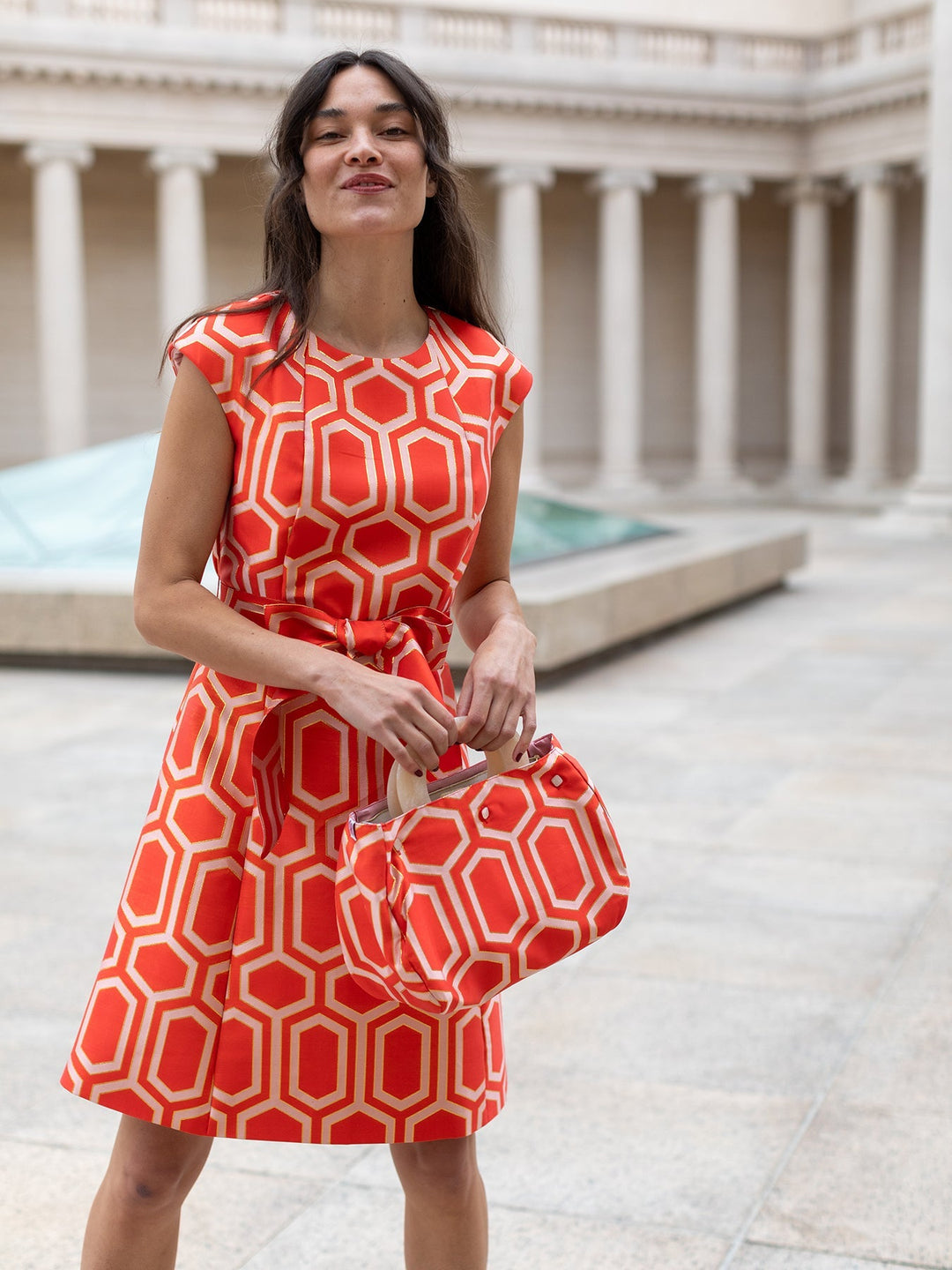 Frances Dress Pavilion Red