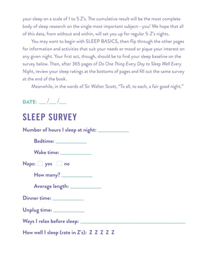 Do One Thing Every Day To Sleep Well Every Night