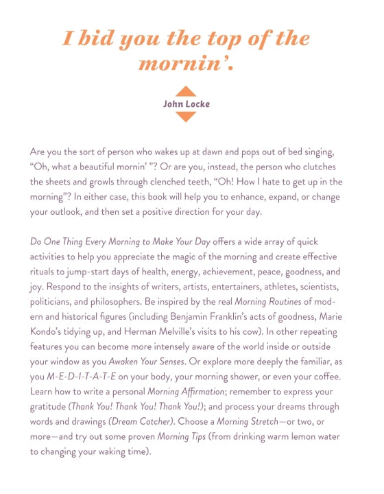 Do One Thing Every Morning To Make Your Day - Just Fabulous Palm Springs