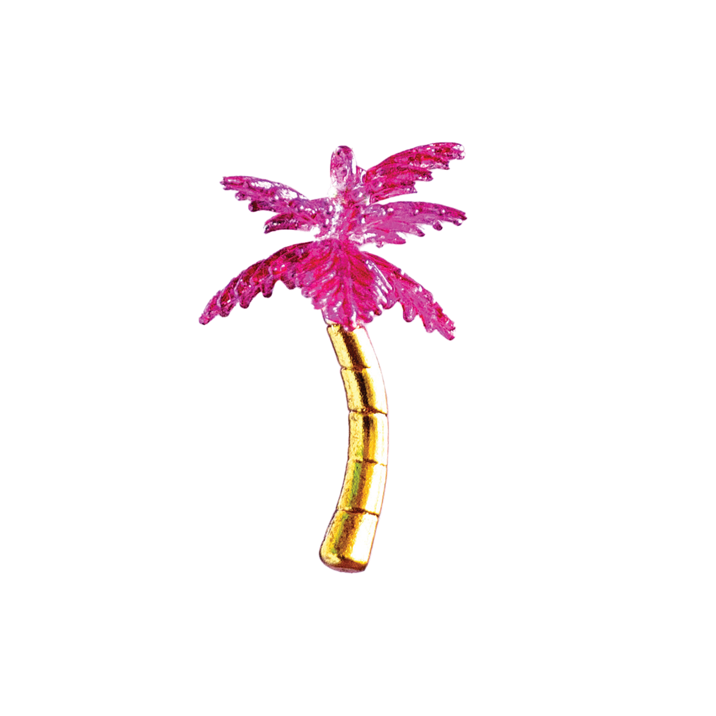 Palm Tree Ornament - Fuchsia