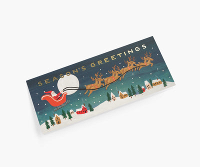 Santa's Sleigh Holiday Boxed No. 10 Cards