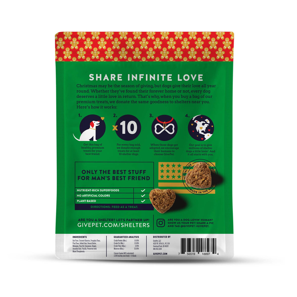 Gingerbone House Holiday Dog Treats