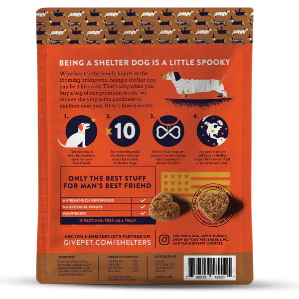 Love Bites Halloween Dog Treats Pumpkin & Cheddar