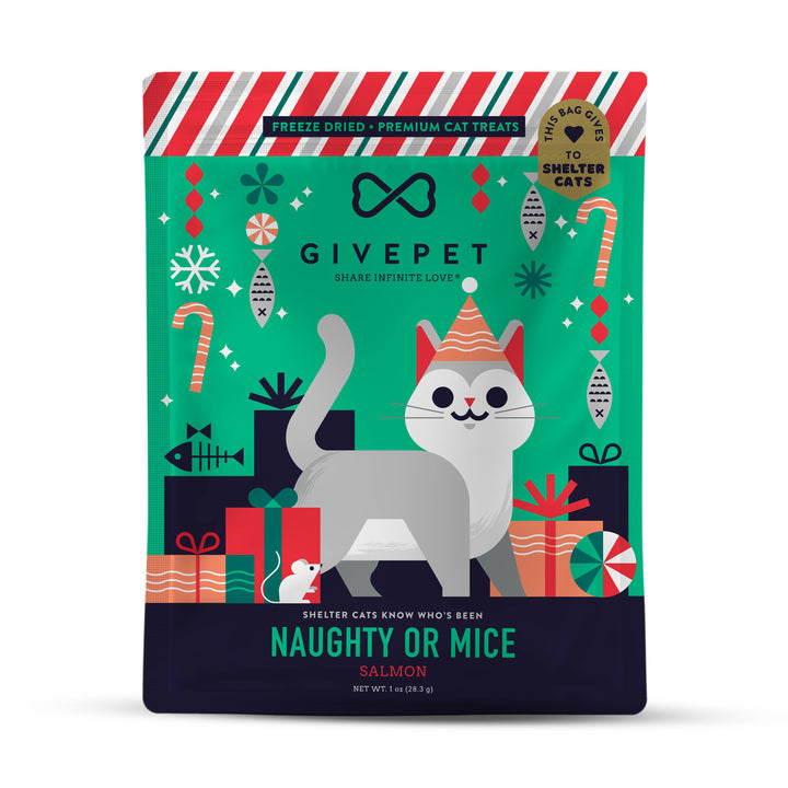 Naughty or Mice Freeze Dried Holiday Cat Treats