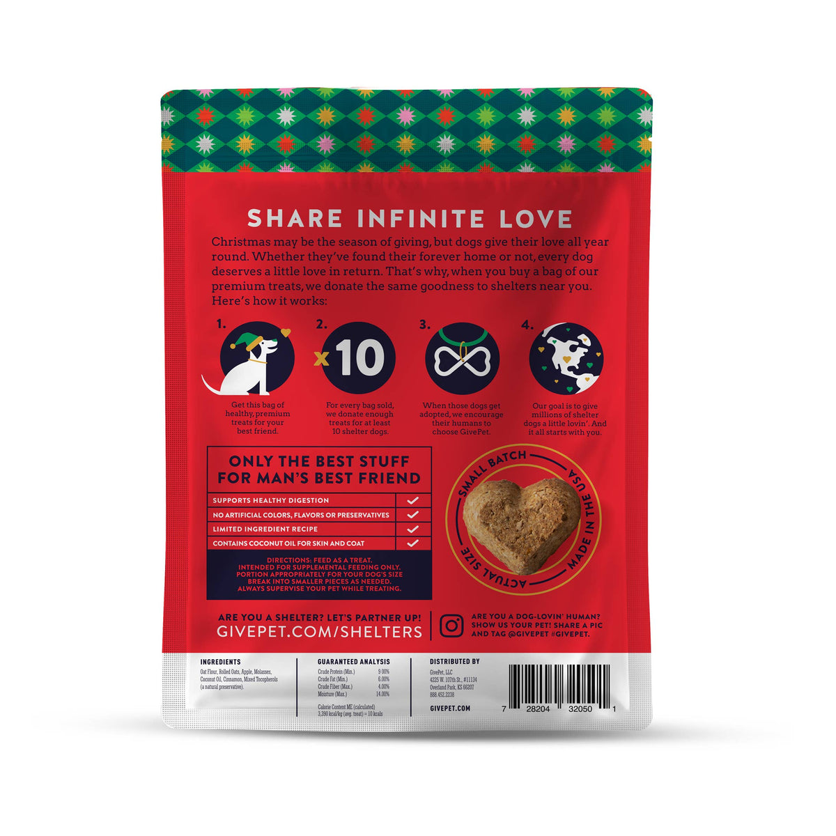 Santa's Woofshop Holiday Dog Treats