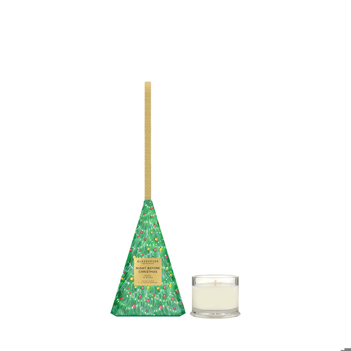 Glasshouse Fragrances Kyoto In Bloom 1.1 oz Christmas Bauble