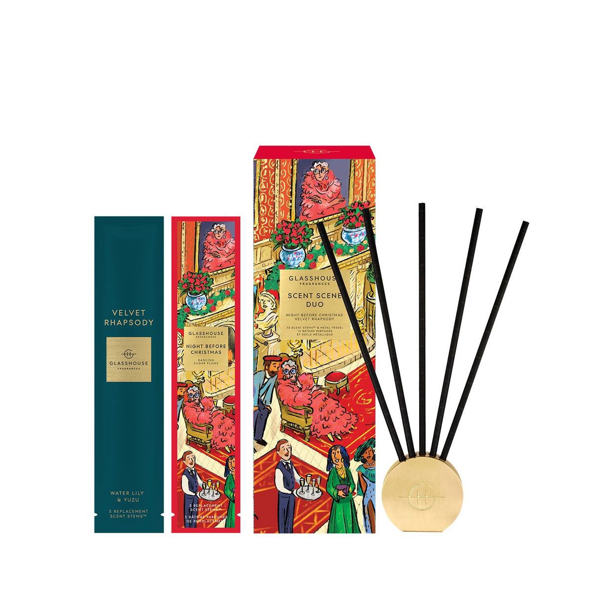 Glasshouse Fragrances Christmas Scent Scene Duo