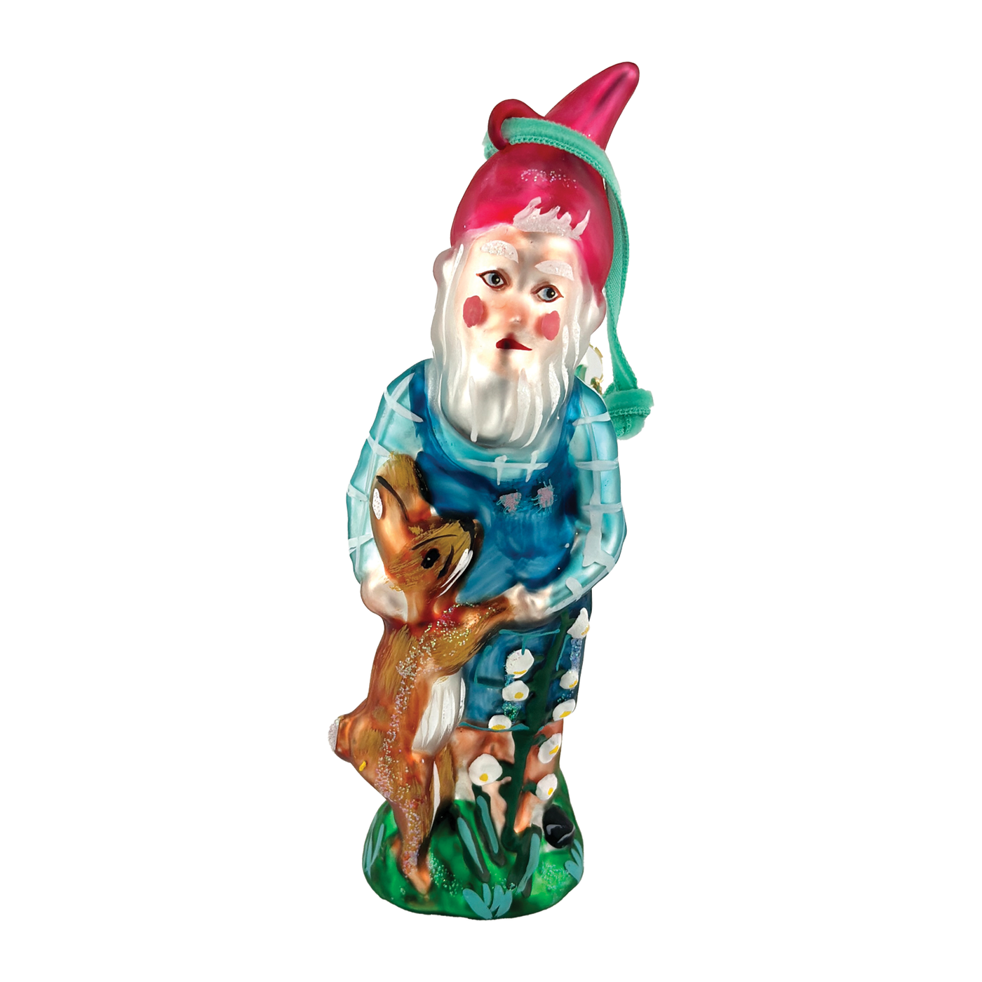 Gnome Ornament - Blue Vest