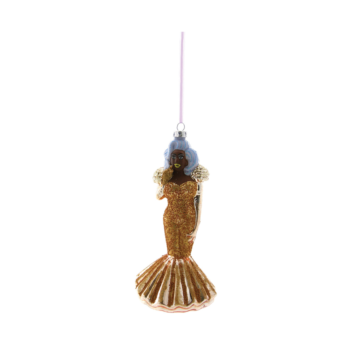 Drag Queens Ornament - Blue Wig