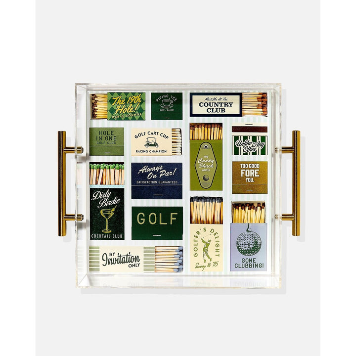 Golf Matchbook Large Tray